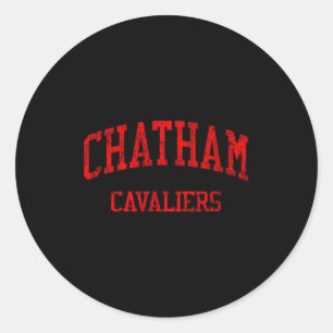 Pegatina Redonda Escuela Secundaria Chatham Hs Chatham