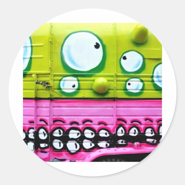 Pegatina Redonda Eso me duele los ojos (Anverso)