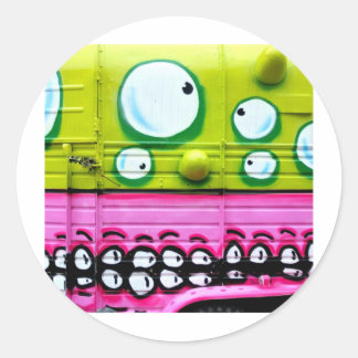 Pegatina Redonda Eso me duele los ojos