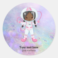 Espacio ultraterrestre chica astronauta