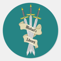 Espada medeival de la biblioteca de