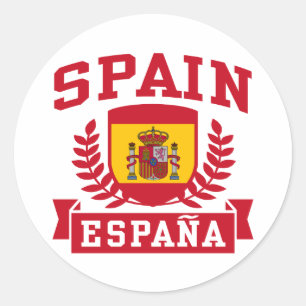 Pegatina Redonda España