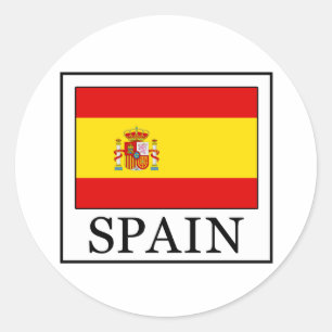 Pegatina Redonda España