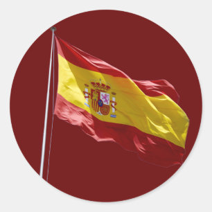 Pegatina Redonda Espana