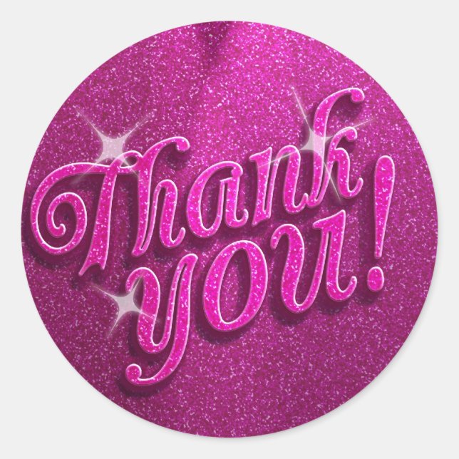 Pegatina Redonda Espantosamente fiesta de cumpleaños gracias Pegati (Anverso)