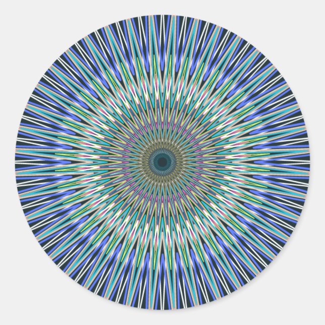 Pegatina Redonda Esparkle (Anverso)