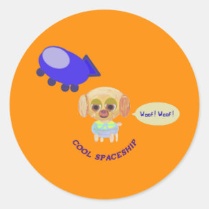 Pegatina Redonda Espectro