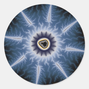 Pegatina Redonda Espinas oscuras