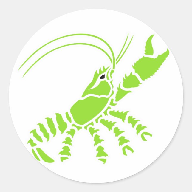 Pegatina Redonda espinilácea (Anverso)