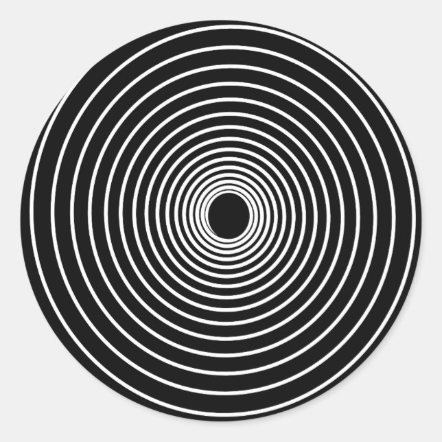 Pegatina Redonda Espiral (Anverso)