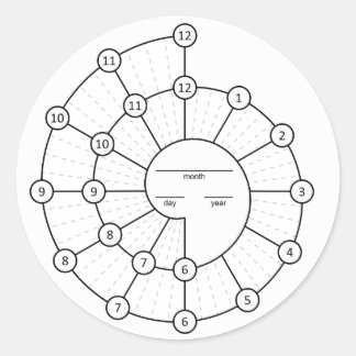 Pegatina Redonda Espiraldex