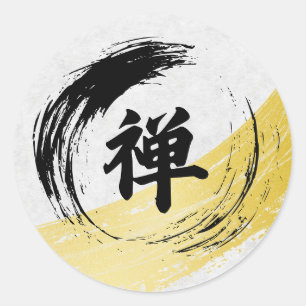 Pegatina Redonda Espíritu ZEN