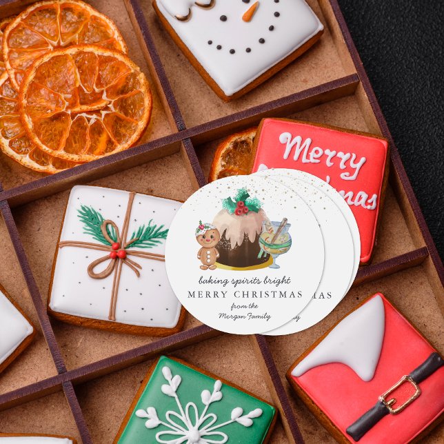 Pegatina Redonda Espíritus de hormigón brillante | Festividades Nav (Subido por el creador)