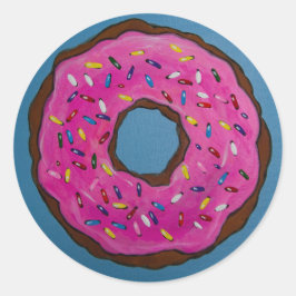 Pegatina Redonda Espolvoreado con amor