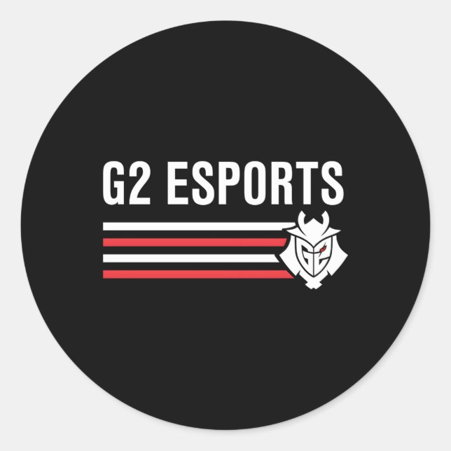 Pegatina Redonda Esportes oficiales G2 (Anverso)