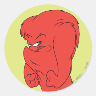 Pegatina Redonda Esquema de Gossamer - Color