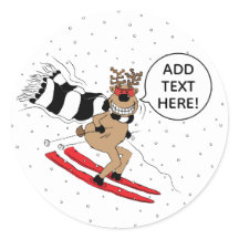 Esquí de renos para navidades