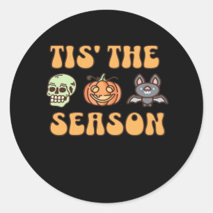 Pegatina Redonda Esta es la Halloween de temporada