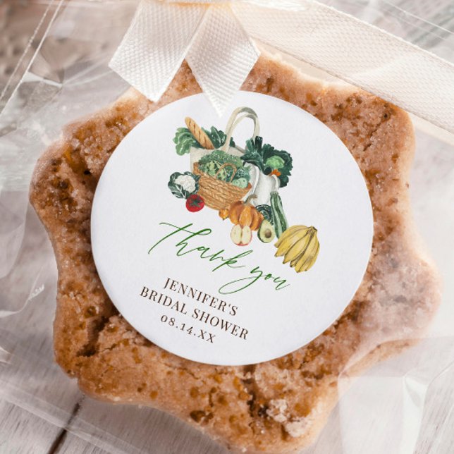 Pegatina Redonda Está recién salida del mercado, ducha de novias gr (Subido por el creador)