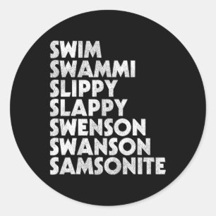 Pegatina Redonda ¡Estaba Muy Lejos! Diversión De Navidades De Dumb 