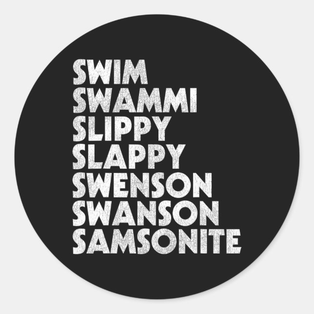 Pegatina Redonda ¡Estaba Muy Lejos! Diversión De Navidades De Dumb  (Anverso)