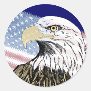 Pegatina Redonda Estados Unidos olvidó 9-11