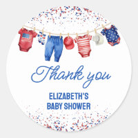 Estados Unidos Patriótico Todo Bebé Americano Rojo