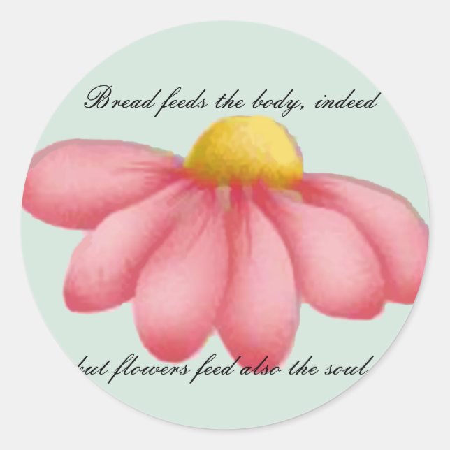 Pegatina Redonda Estampillas de rehenes y tarjetas de notas de Dain (Anverso)