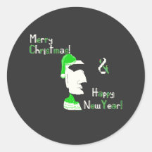 Estatua de la Isla de Pascua navidades de arte píx