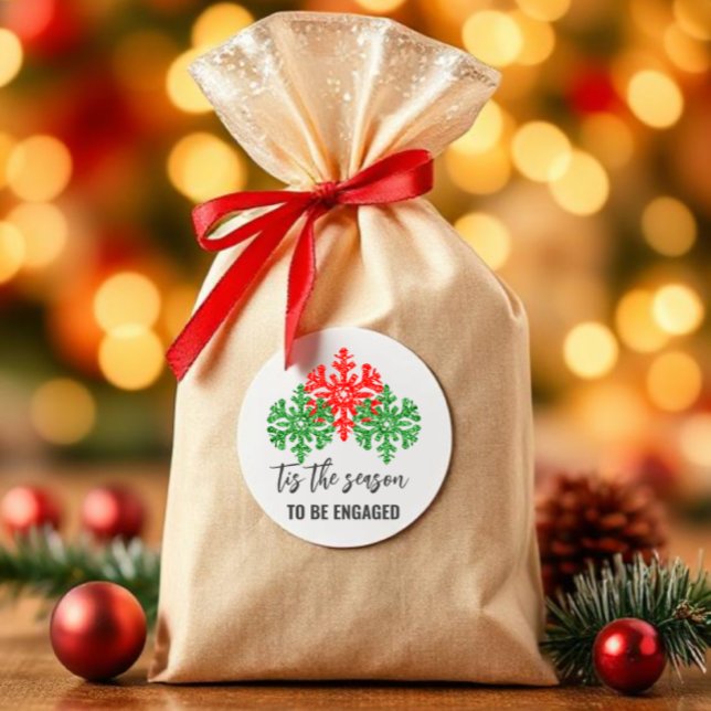Pegatina Redonda Este es el partido de compromiso de Navidades de t (Subido por el creador)