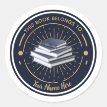 Este Libro Pertenece A (Bookplate Personalizado)