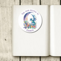 Este Libro Pertenece a Dragón Blanco Personalizado