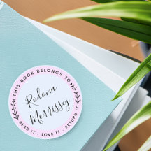 Este Libro Pertenece Personalizado