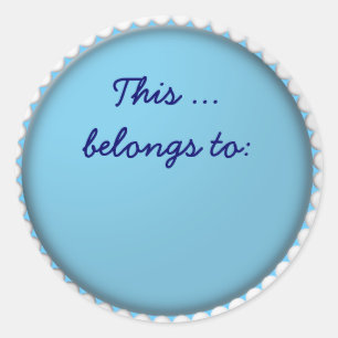 Pegatina Redonda este pertenece a