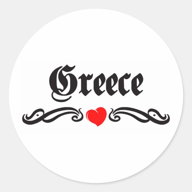 Pegatina Redonda Estilo de tatuaje de Guadalupe (Anverso)