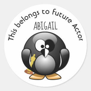 Pegatina Redonda Esto pertenece al futuro actor