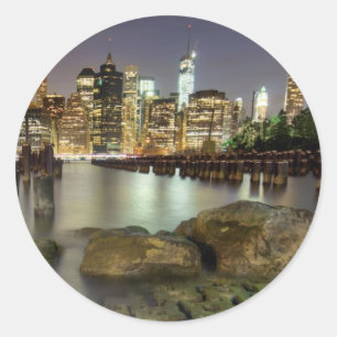 Pegatina Redonda Estos palos están en Brooklyn Park