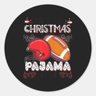 Pegatina Redonda Estos Son Mis Navidades Navidades De Fútbol Divert