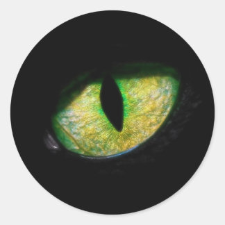 Pegatina Redonda Estou de Olho em você