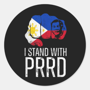 Pegatina Redonda Estoy Con Digong Duterte Prrd Du30 Philippine F