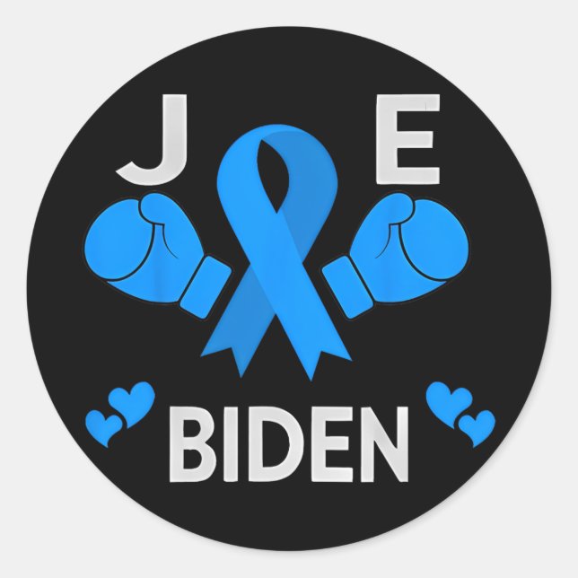 Pegatina Redonda Estoy Con Joe Biden 2 (Anverso)