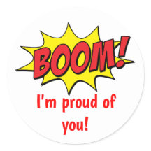 Estoy orgulloso de ti, colorido estímulo de profes