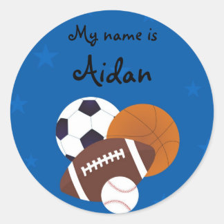 Pegatina Redonda Estrella