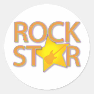 Pegatina Redonda Estrella