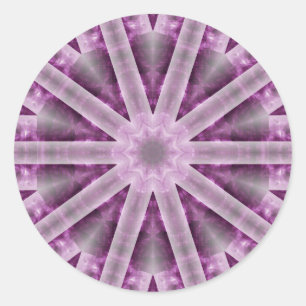 Pegatina Redonda Estrella