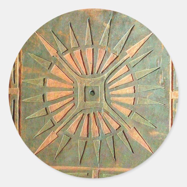 PEGATINA REDONDA ESTRELLA DE LA MAÑANA (Anverso)