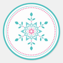 Estrella floral de nieve de Navidades Pastel