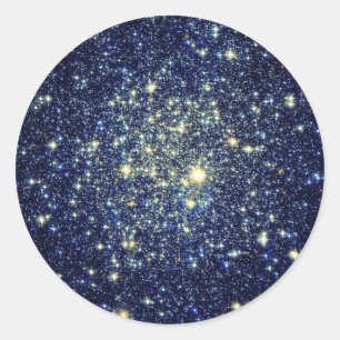 Pegatina Redonda Estrellas