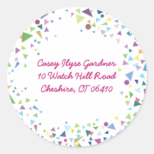 Pegatina Redonda Estrellas colgantes Hombres judíos responden a peg (Anverso)