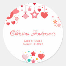 Estrellas de Chica rojo rompen Baby Shower